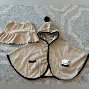 Burberry 2Y Cape and Skirt